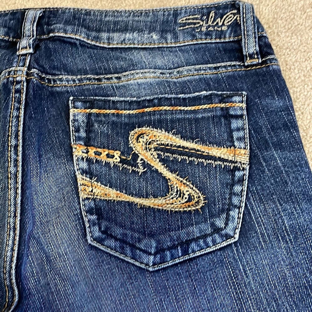 Silver Elyssa Capris Size 30 - image 5